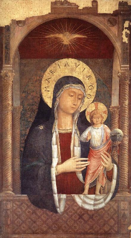 Madonna and Child Giving Blessings dg, GOZZOLI, Benozzo